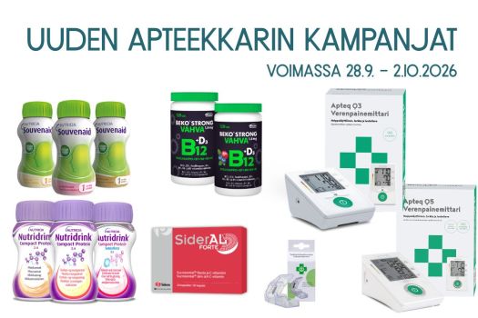 Uuden apteekkarin kampanja! Uuden apteekkarin kampanja!